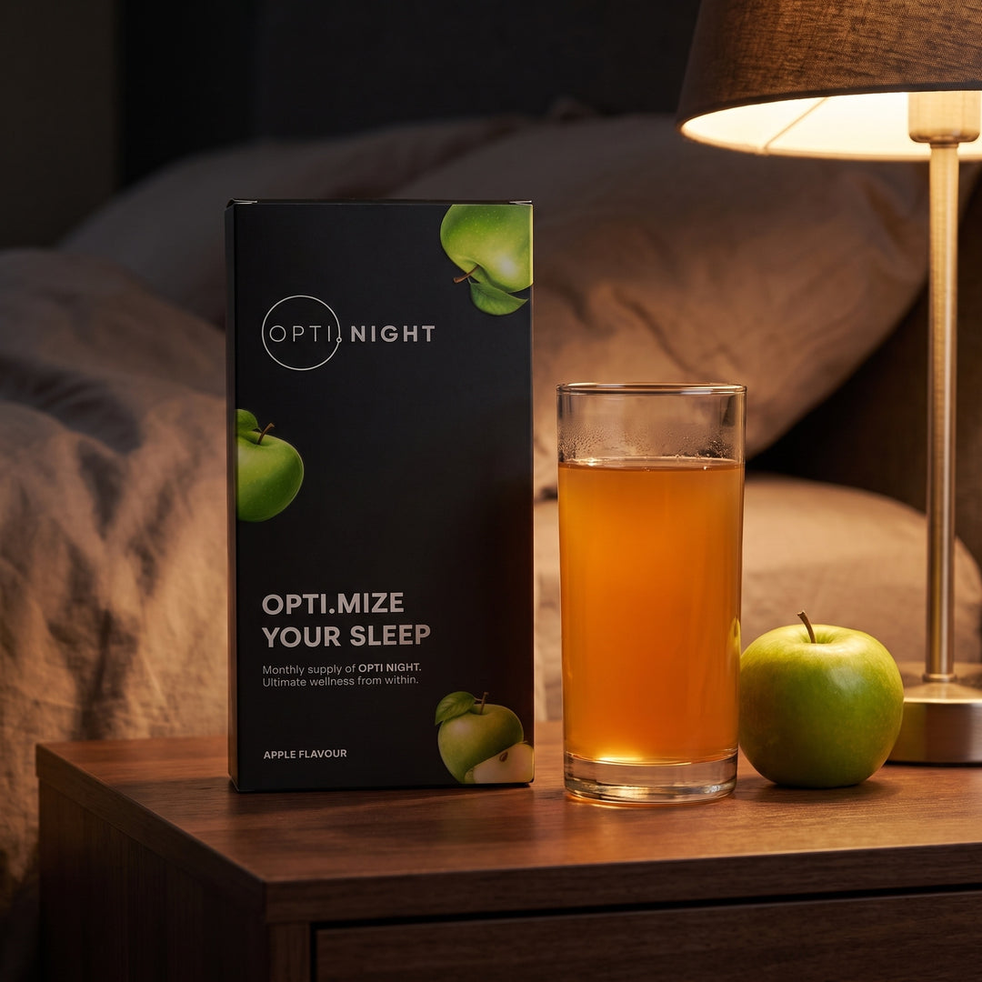 Melatonin, Pflanzenextrakte und Nährstoffe in einer Abendportion - opti.Nigh von pur-life