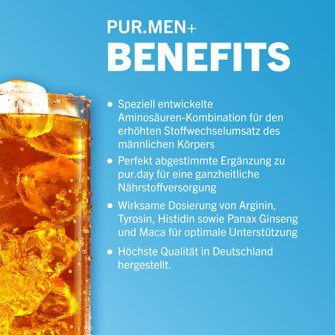 pur.men+ von pur-life - Benefits #geschmack_orange
