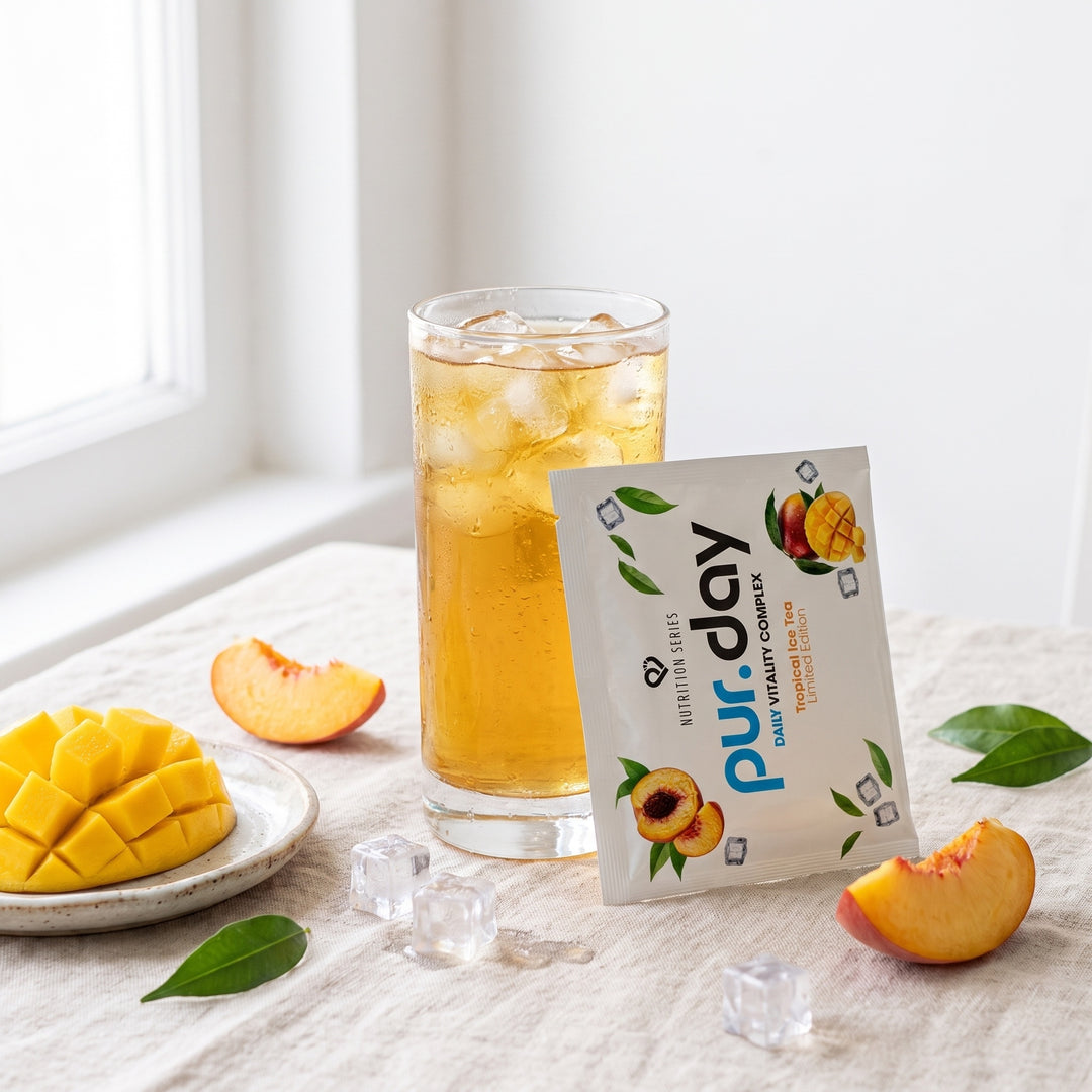 Warum selbst gesunde Ernährung nicht ausreicht - pur.DAY Tropical Ice Tea – Limited Edition von pur-life